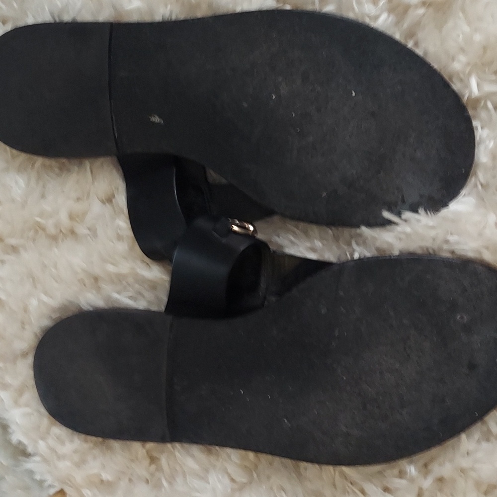 GUCCI Black Horsebit sandals Size 8 1/2 - Picture 6 of 7